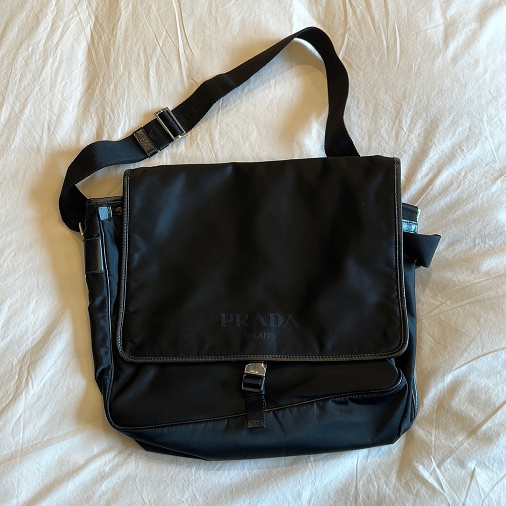 Prada Nylon Messenger Bag